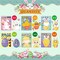 24 Sheets Easter Stickers Make a Face Stickers for Kids DIY Easter Egg Bunny Sticker Sheet for Boys Girls Children Easter Party Supplies Exchange Gifts